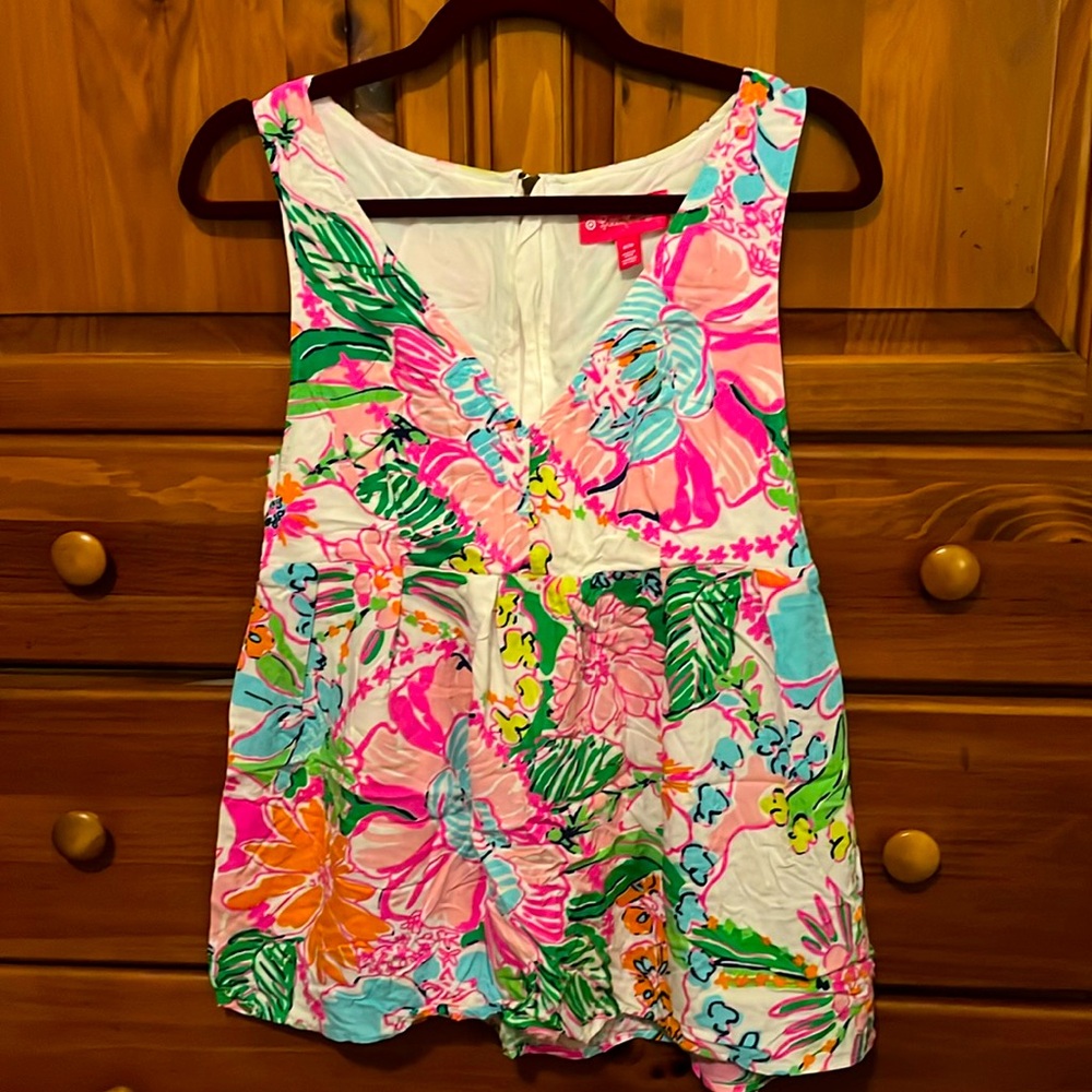 Fun floral Lilly Pulitzer for Target tank top size M